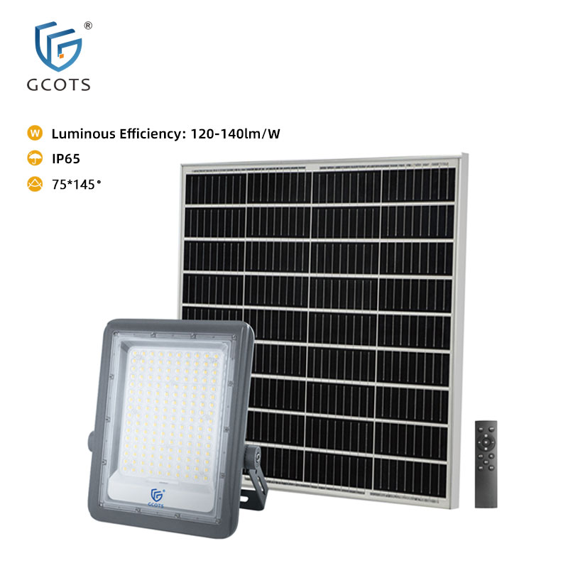 Solar Flood Light - 5054 LED - 30W 50W - 6000K - IP65 - Integrated